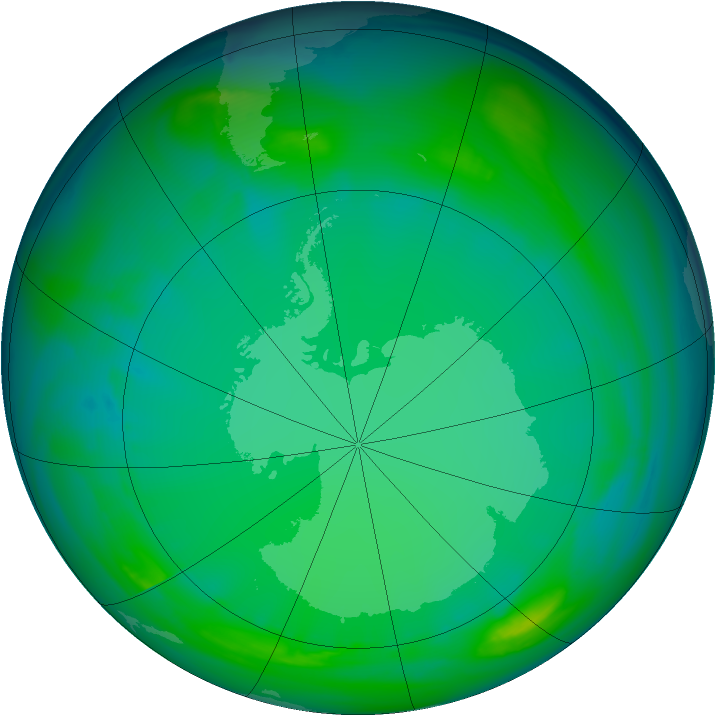 Ozone Map 2005-07-13